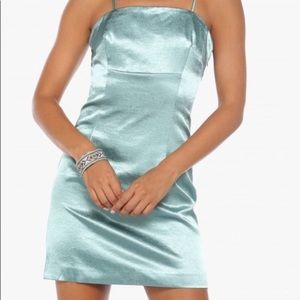 F21 Satin Party Dress